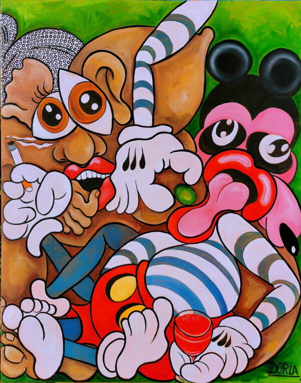 Dorla - Déjeuner sur l'herbe 1 - 112x88cm