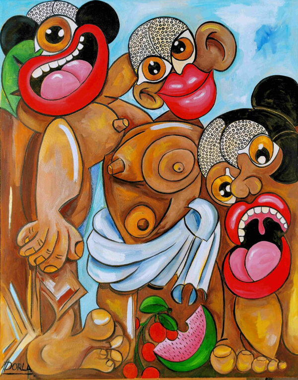 Dorla - Les demoiselles - 112x88cm