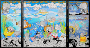 Dorla - Odyssée Plastique - 100x44+94+44 - Triptyque
