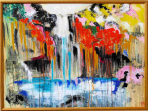 huile sur toile , Dorla, Artiste, peinture, sculpture, île de la Réunion