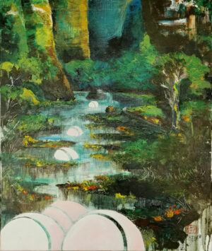 huile sur toile , Dorla, Plane Artiste, peinture, sculpture, audio, île de la Réunion