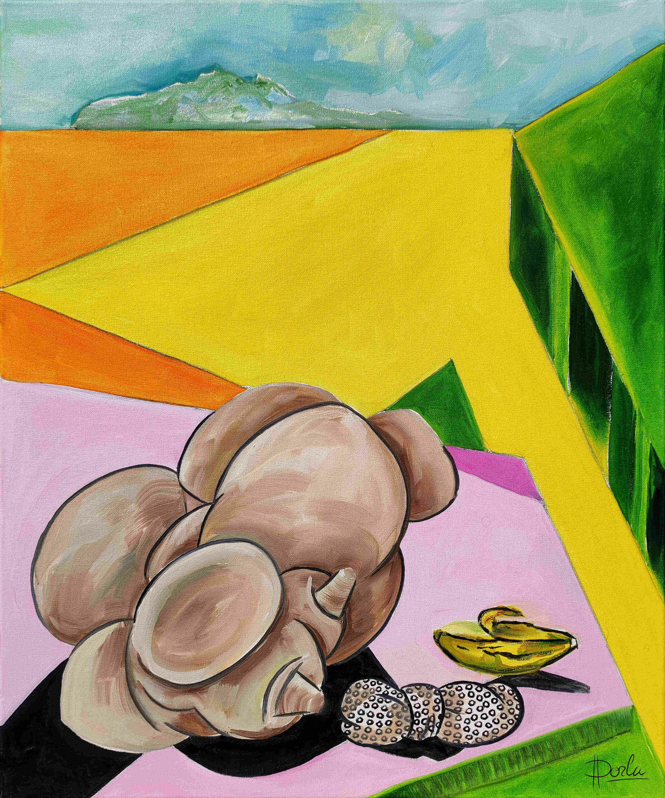 DORLA, Artiste peintre, La Kaz Art&Son, Galerie, Peinture, Hifi, Saint Pierre , Réunion