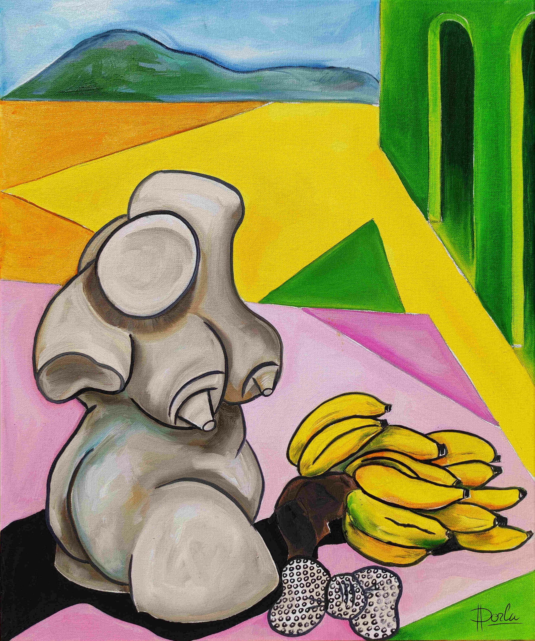 DORLA, Artiste peintre, La Kaz Art&Son, Galerie, Peinture, Hifi, Saint Pierre , Réunion