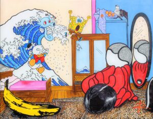 Dorla - Yaya et la petite Marguerite- 88X112cm