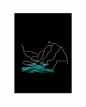 Dorla - Paysage 3- 40X50cm nu