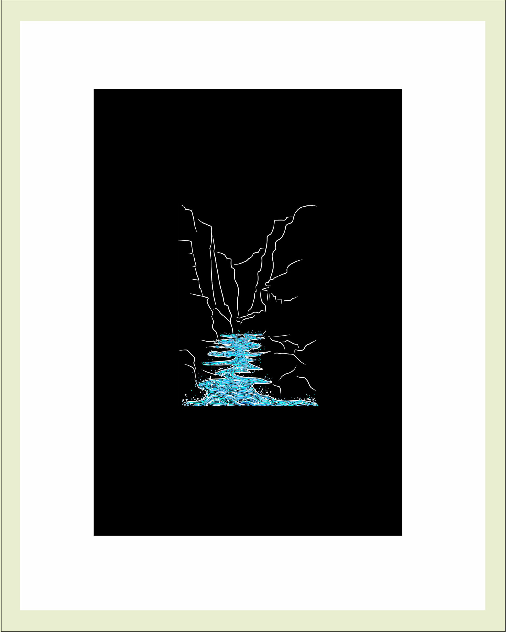 Dorla - Paysage 2- 40X50cm